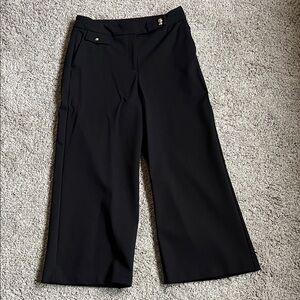 Rachel Zoe Black Wide-Leg Trousers